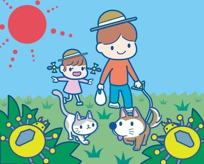 動物病院のご依頼で描きました
