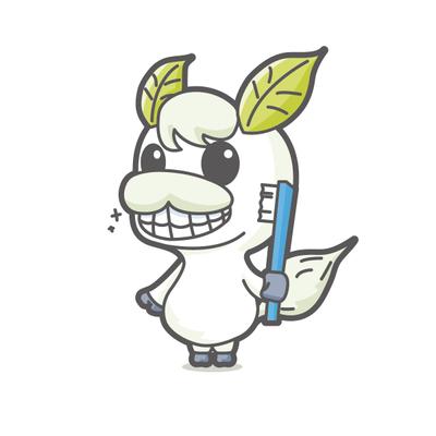 手書き案を元にキャラクターイラストを作成しました