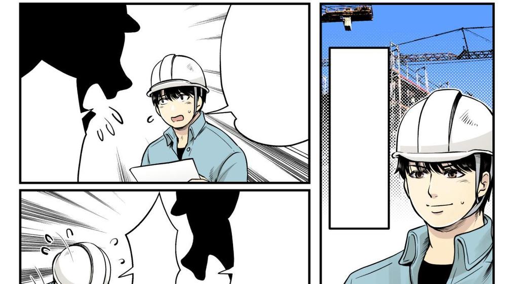 工事・保険・建築・車検・不動産・医療・求人 広告漫画描きます