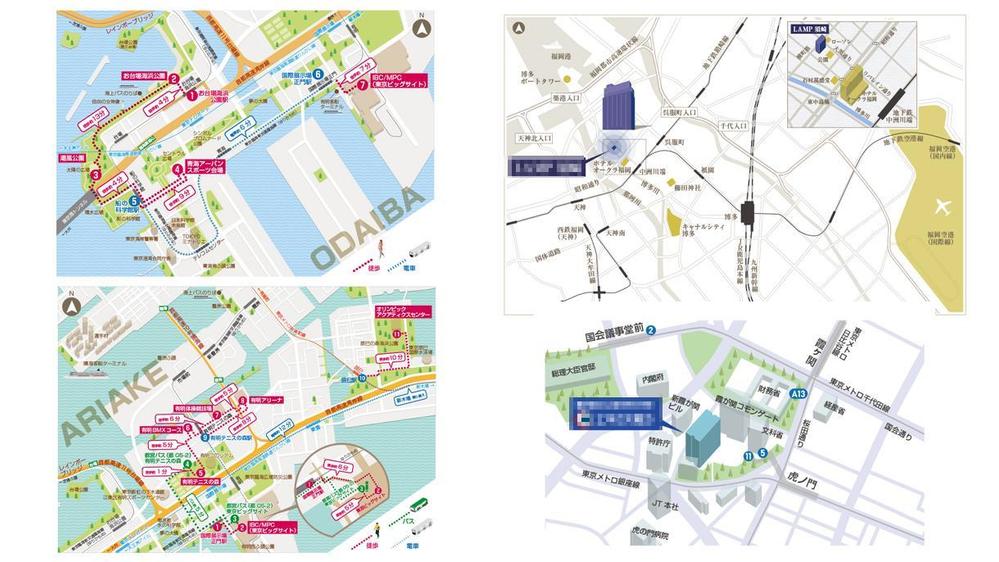 質の高い地図、アクセスマップ作ります。細かい作業得意です。いろんなご相談に応じます