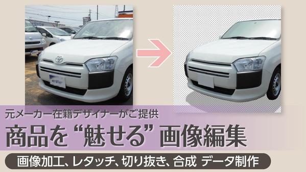 【画像加工、レタッチ、切り抜き、合成】商品を“魅せる”画像を制作します