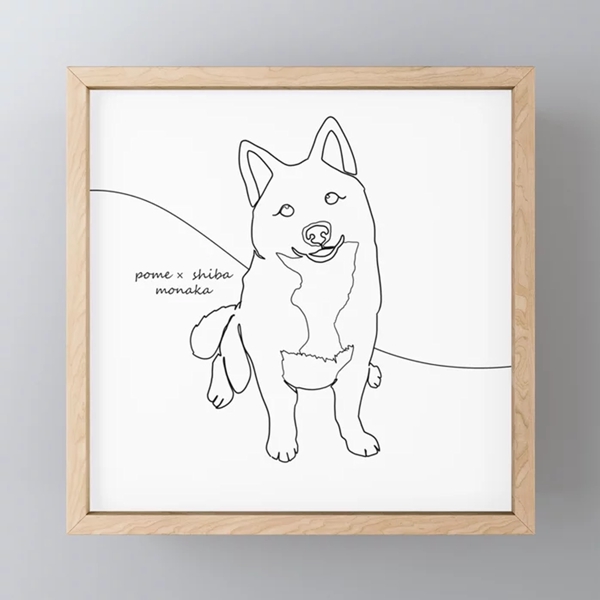 グッズやインテリアに適したオシャレで可愛い犬猫のイラストを制作します