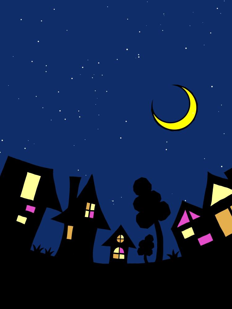 ご希望に合わせた夜景・風景・背景のイラストを手描き致します