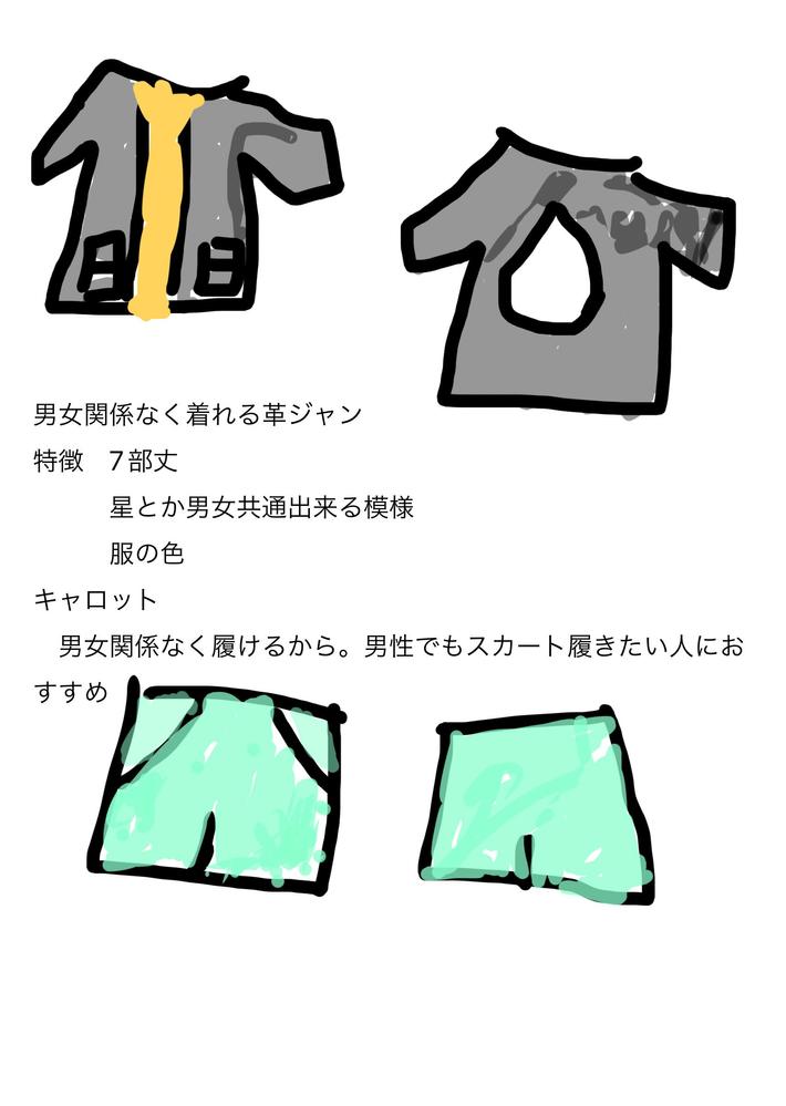 今回は、服ですがこんなふうにアイデアがご提案いたします