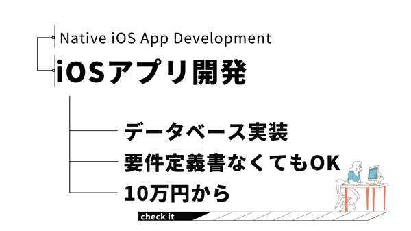 【間も無く値上げ】swiftを用いて、iOSのネイティブアプリ開発を行います