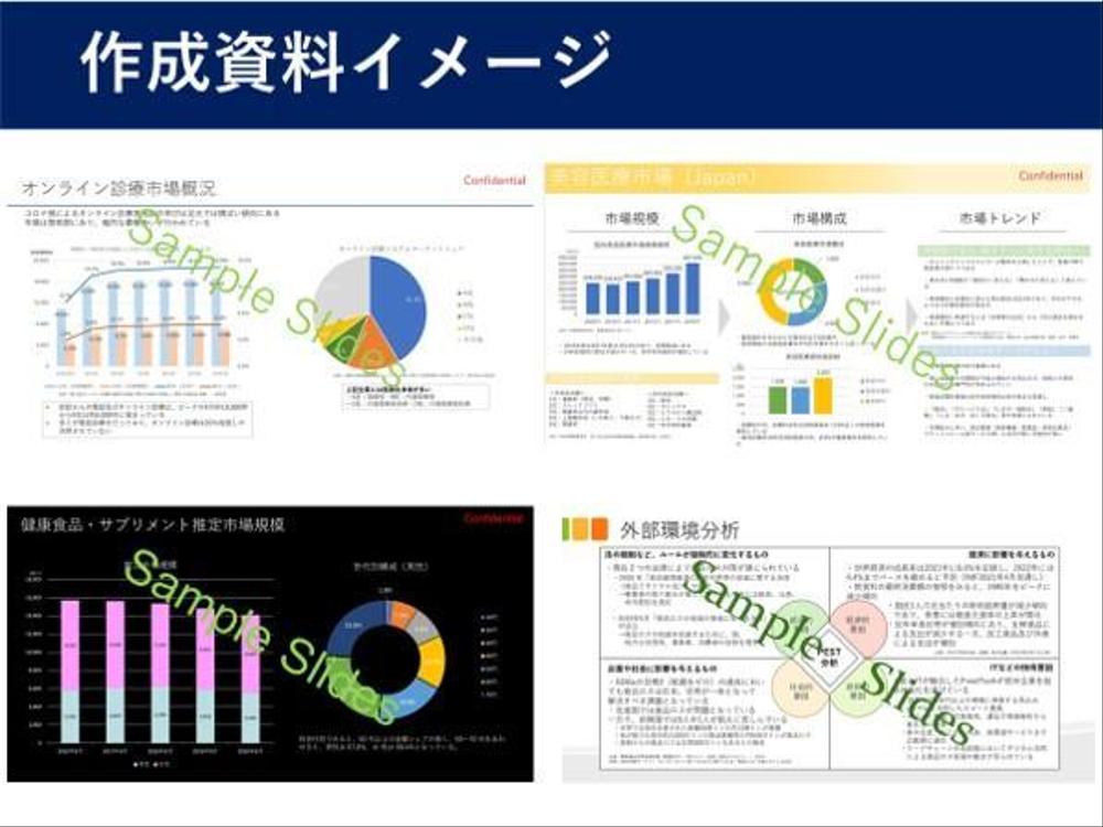 中小企業診断士が市場調査レポートを作成します 調査の手間を代行します