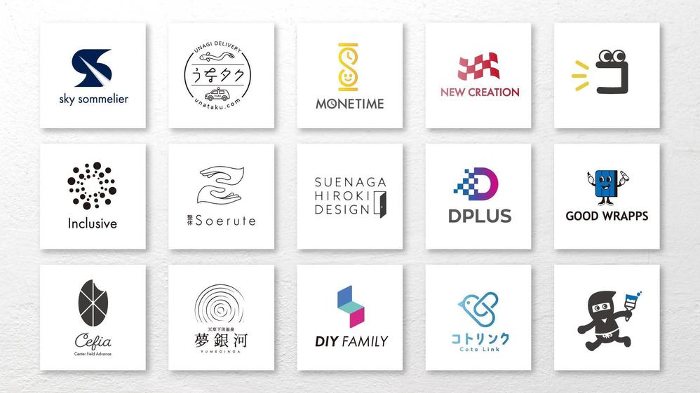 デザイン実績200件！良い評価100％！高品質なロゴ作ります