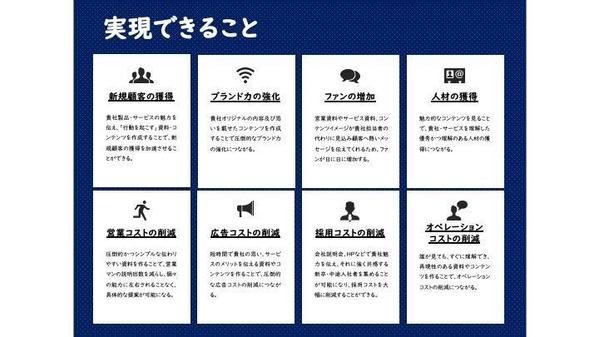 念いを伝えて相手の「行動」を促すパワーポイント資料・営業資料を作成します