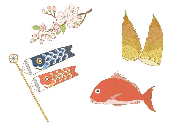 味のある素朴なイラスト、小物、食材、商品カットなど5点から描きます