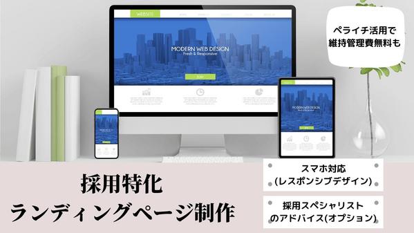 ペライチ★採用特化LP×採用戦略立案により人材課題を解決します