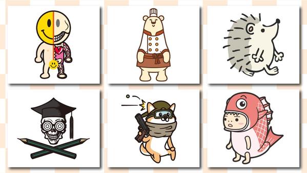 ポップ、デフォルメ、ゆるいキャラクター！理想のキャラクターを作成いたします