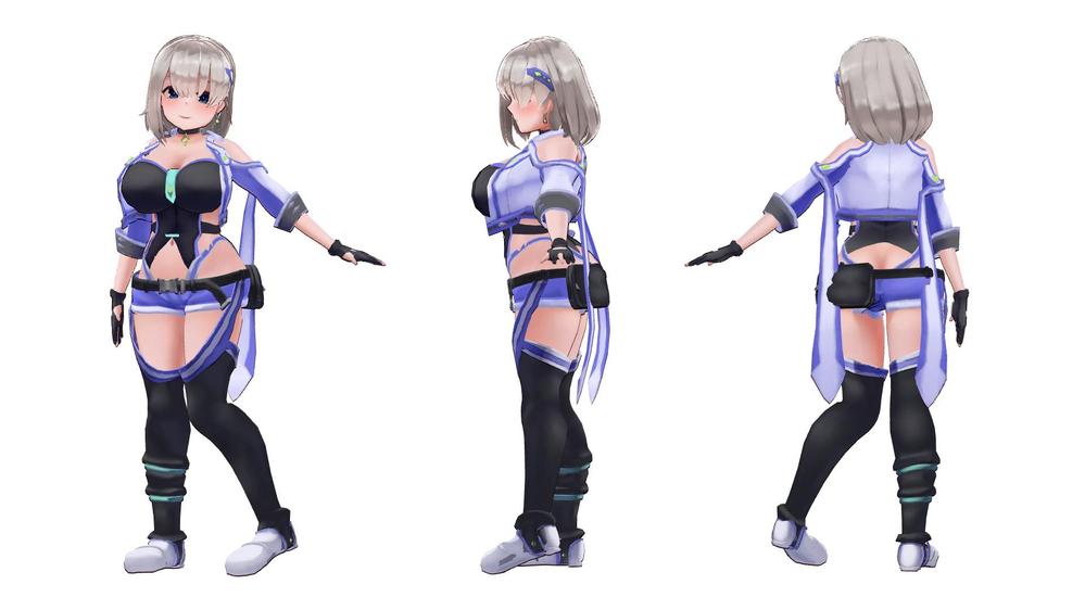 VTuber、アバターなど、オリジナル3Dモデルを制作致します