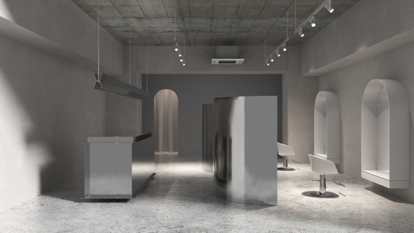 ミニマルデザインな美容室、サロン、スパのインテリアデザインをサポートします