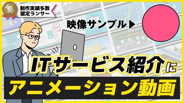 【ITサービス紹介向け】モーショングラフィックスを制作します