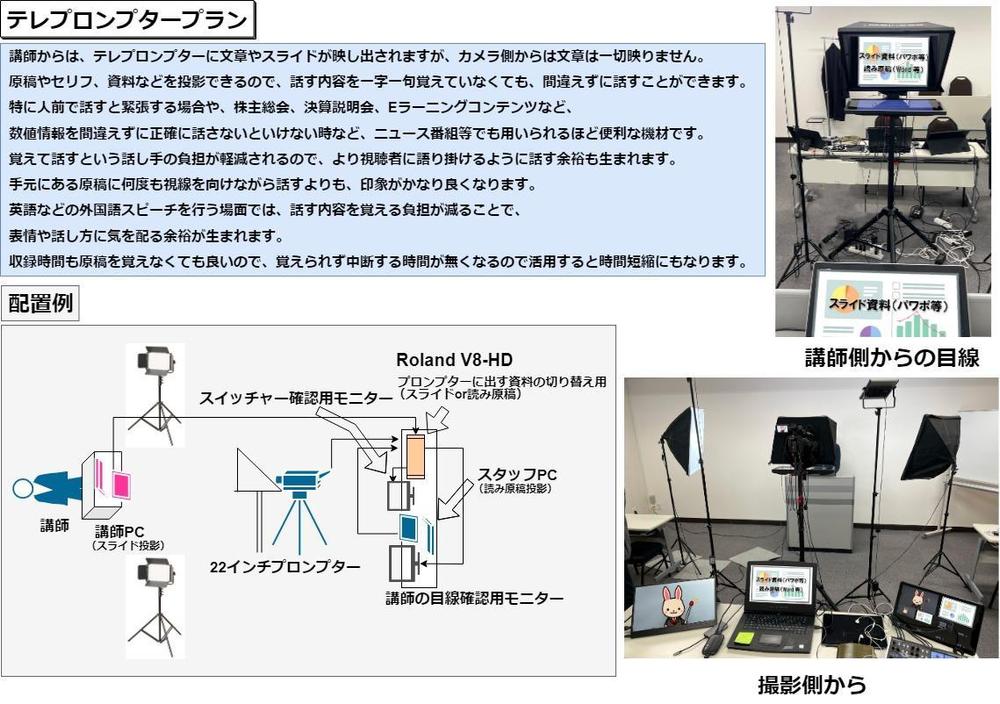 ウェビナー配信を最大6台のカメラでスイッチング。Roland VR120で対応します