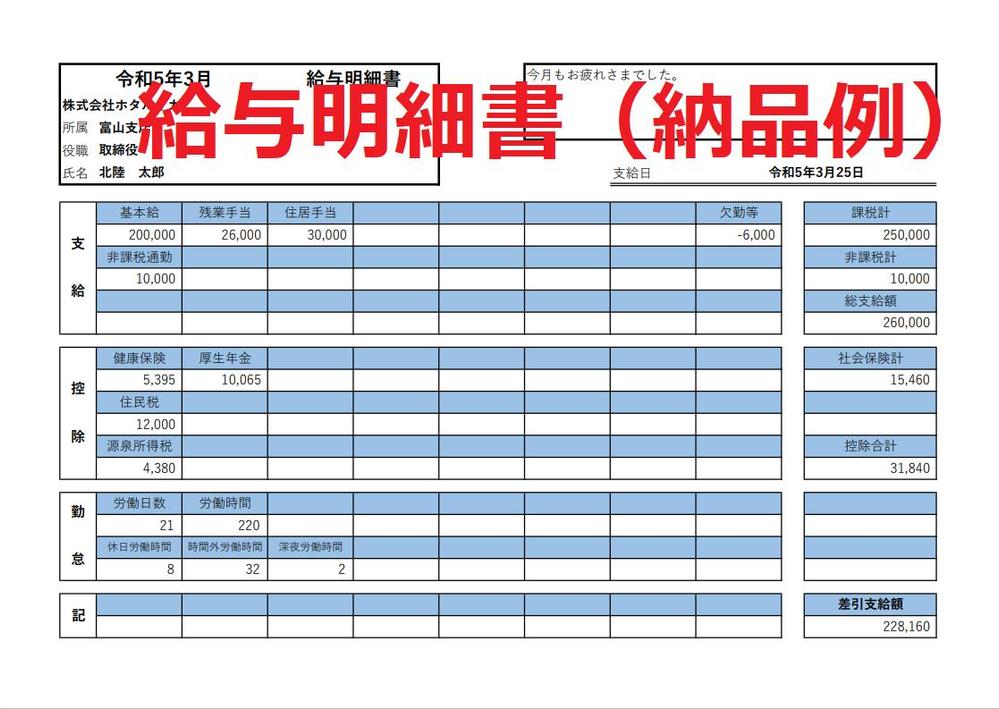 現役会計事務職員が給与計算業務(給与計算、明細発行、台帳作成等)を代行いたします