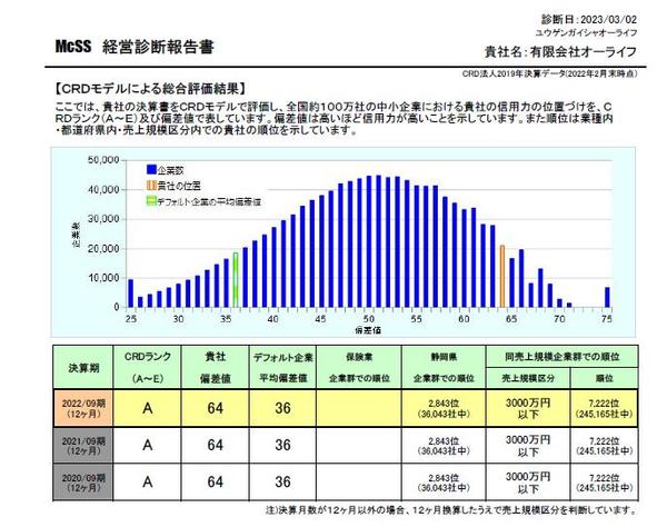 貴社やクライアントの経営診断報告書を作成し、会社の健康診断を行います