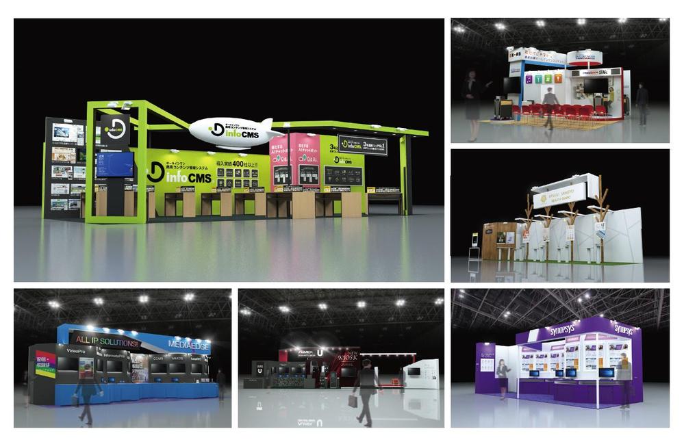 展示会ブースのデザインから製作〜工事〜現場管理まで承ります