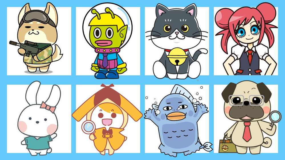 最短当日完成】オリジナルゆるキャラ・かわいいキャラクターをおつくり