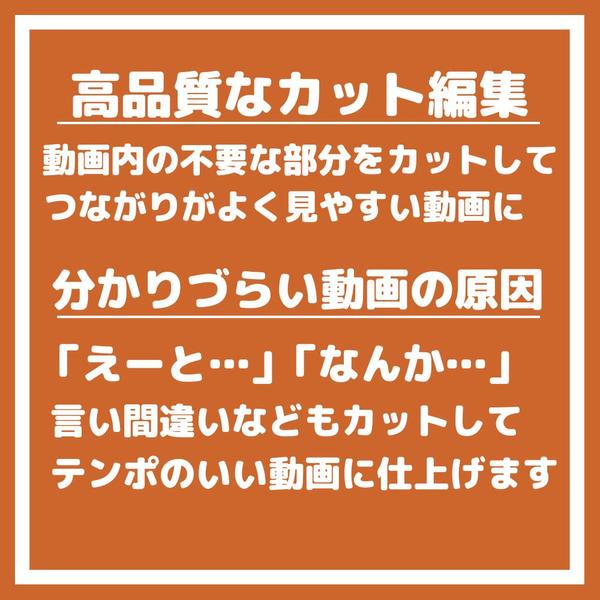 【動画編集】用途にしっかり合わせた編集でYouTubeやSNSを伸ばす制作をします