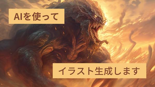 AIを使ってファンタジーテイストのイラストを生成します