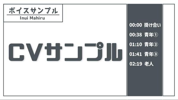 キャラクターボイスからナレーションまで。プロの男性声優が対応いたします