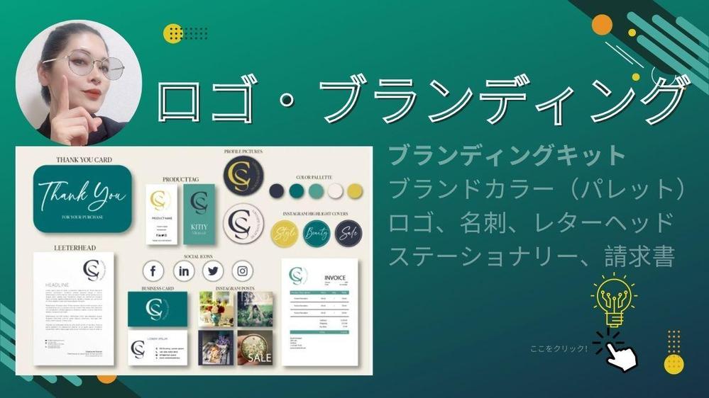 ロゴ、名刺、ステーショナリー等のメディアキットをブランドイメージに合わせて作成します