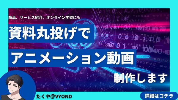 【修正無制限】VYONDで集客用アニメーションを制作します