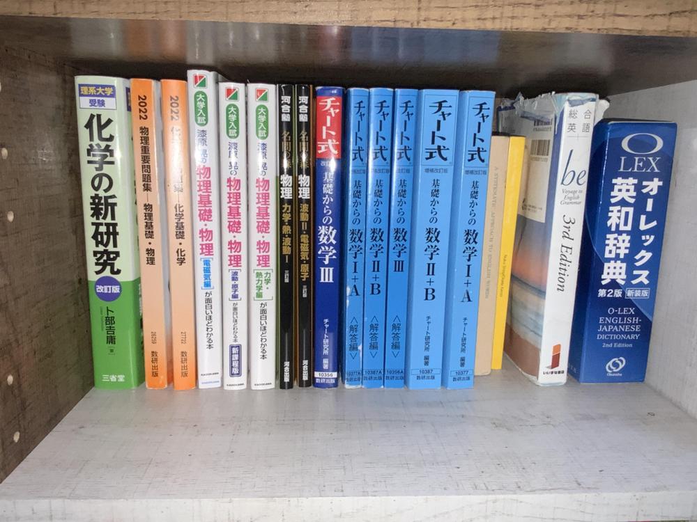 【現役大学生】大学受験のおすすめ参考書について書きます