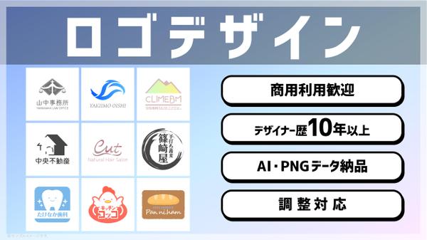 【経験10年以上】プロが親しみやすいロゴをデザインします