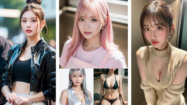 【Stable diffusion・ランダム生成】Aiで美女を大量画像生成します