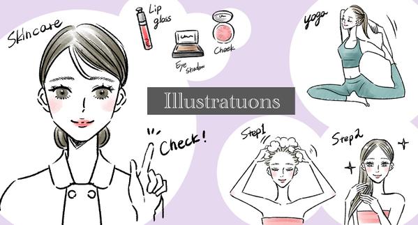書籍挿絵や美容コンテンツなどにおすすめ！オシャレで品のあるスケッチイラスト描き
ます