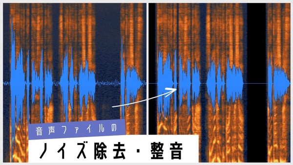 【音をクリアに】音声ファイルのノイズ除去・整音を承ります