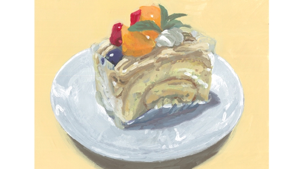 手描きでリアルで美味しそうなケーキのイラストをお描きします