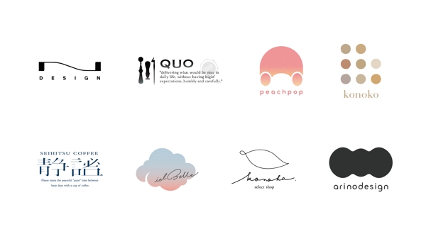 要望に基づいてブランドの世界観を表現できるロゴを制作いたします
