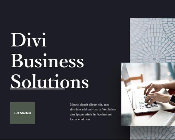 wordpressテーマ「Divi」にてホームページを作成しております。ます