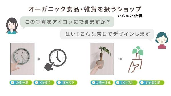 【AIデータ納品可】目を引くシンプルで可愛いアイコンマーク作成します【便利】ます