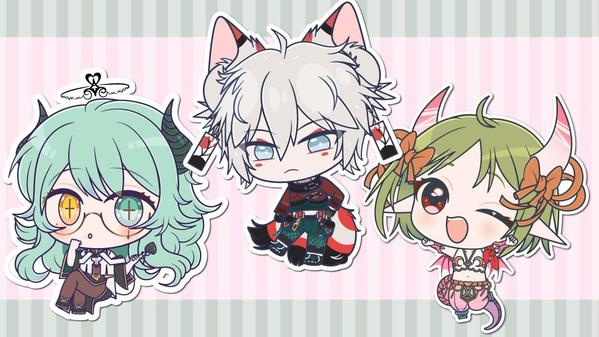 【初回半額】デフォルメミニキャラをAdobe illustratorで制作いたします