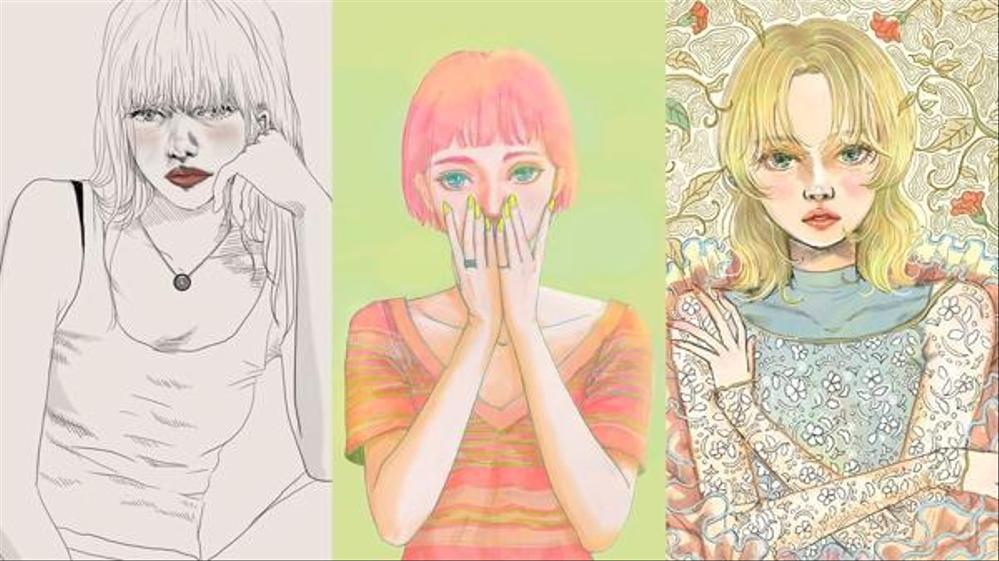 リアルでオシャレな人物イラスト描きます。
背景も込みで作成します