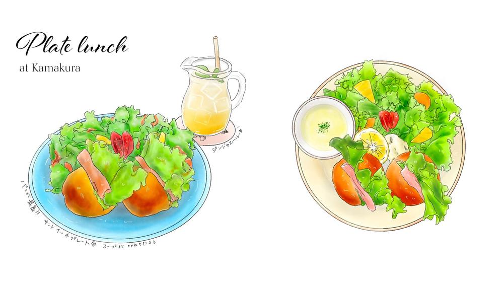 【飲食店メニューにぴったり】オシャレなフードイラスト描きます