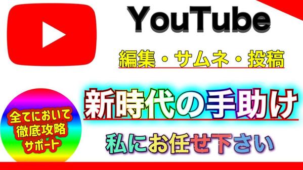 YouTubeをはじめ各種メディアに投稿する動画を要望通りに編集致します