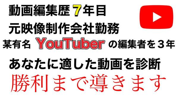 YouTubeをはじめ各種メディアに投稿する動画を要望通りに編集致します