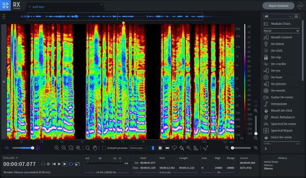 音声編集、MA、整音など音声作品、映像作品の音声を完成させます