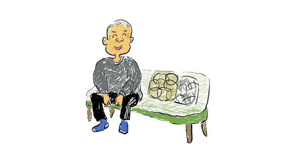 絵本に出てきそうな優しいおもしろキャラクターを描きます