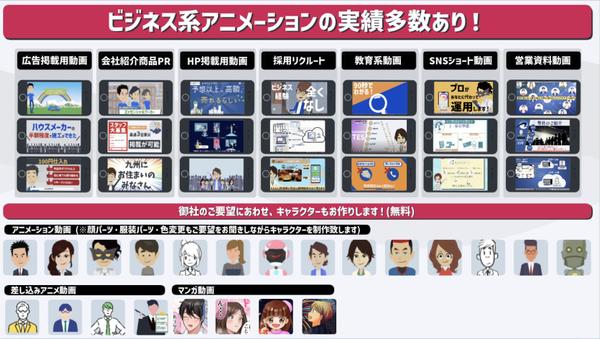 【１万円〜可能／丸投げOK】ビジネスアニメ動画を最短2日〜高品質／安価で制作します
