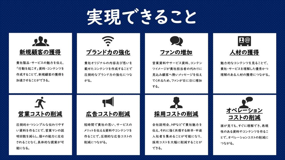 念いを伝えて相手の「行動」を促すパワーポイント資料・営業資料を作成