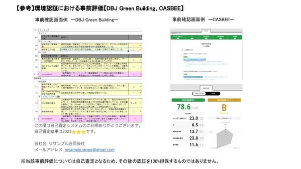 保有不動産における不動産環境認証取得の事前調査を行います