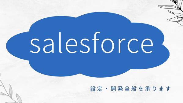 Salesforceの開発、設定、運用、保守を承ります