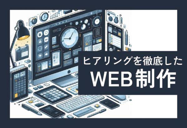 スタイリッシュで集客効果のあるWEBサイト制作いたします