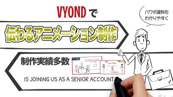 vyondアニメーションを低価格で！ 分かりやすく簡潔な動画で伝えます